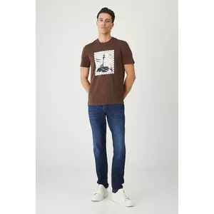 Medicine jeans culoarea bleumarin imagine