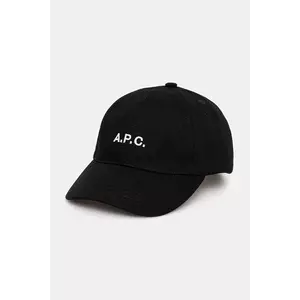 A.P.C. șapcă casquette charlie culoarea negru, COZZS.M24069 imagine