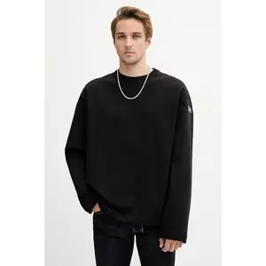 Diesel hanorac de bumbac S-MACSIS-OD culoarea negru, uni, A09857.0BMBJ imagine