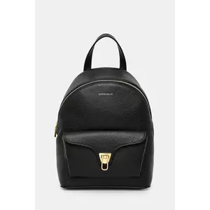 Coccinelle ghiozdan de piele culoarea negru, mic, uni, E1.TFK.14.01.01 imagine