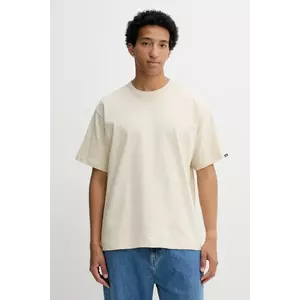 Vans tricou din bumbac culoarea bej, uni, VN000P1P2N11 imagine