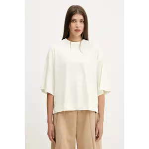 adidas tricou din bumbac ALL SZN culoarea bej, JV9888 imagine