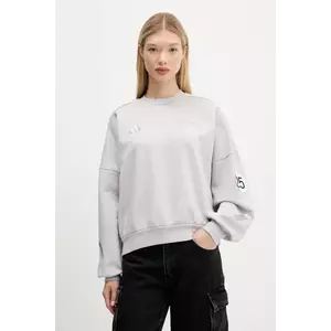 adidas bluză x Mercedes culoarea gri, cu imprimeu, JW3480 imagine