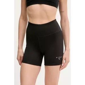 Puma pantaloni scurți de antrenament PUMA x HYROX culoarea negru, uni, high waist, 527636 imagine