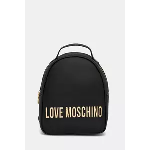 Love Moschino rucsac culoarea negru, mic, cu imprimeu, JC4197PP1NKD0000 imagine