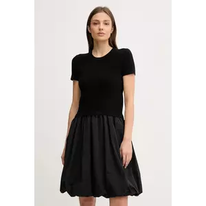 Dkny rochie culoarea negru, mini, evazați, P5EUAX21 imagine
