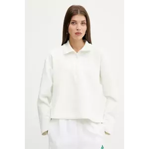 adidas bluză All SZN culoarea bej, uni, JV9907 imagine