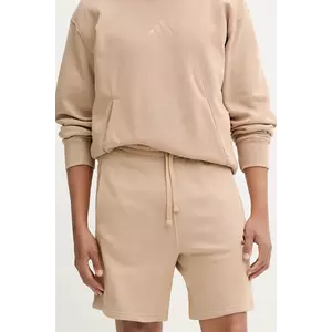 adidas pantaloni scurți All SZN culoarea bej, JX5106 imagine