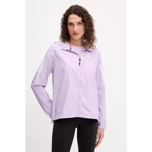 adidas Performance jachetă de alergare Own The Run culoarea violet, JX2264 imagine