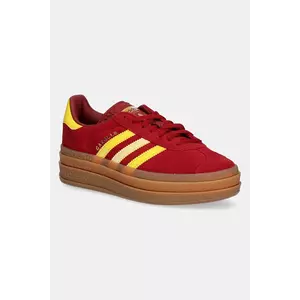 adidas Originals sneakers pentru copii GAZELLE BOLD culoarea rosu, JR5953 imagine