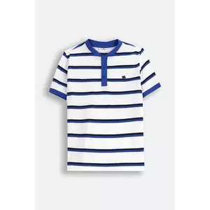 Coccodrillo tricouri polo din bumbac pentru copii culoarea alb, cu imprimeu, BACK TO SCHOOL BOY imagine