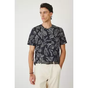 Medicine tricou din bumbac culoarea bleumarin, cu imprimeu imagine