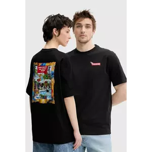 Sprayground tricou din bumbac culoarea negru, cu imprimeu, SP15012BLK imagine