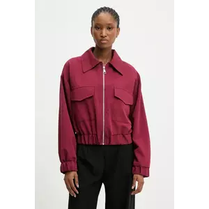 Answear.LAB geaca culoarea bordo, de tranzitie imagine