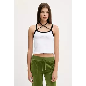 Juicy Couture top culoarea alb, JCWCT225302 imagine