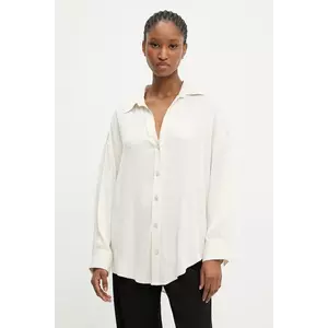 Answear.LAB camasa culoarea alb, cu guler clasic, relaxed imagine