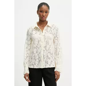 Answear.LAB camasa culoarea alb, cu guler clasic, slim imagine