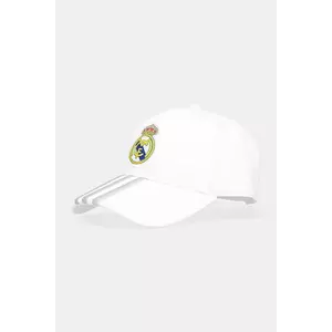 adidas Performance șapcă de baseball din bumbac REAL MADRID culoarea alb, JX1635 imagine