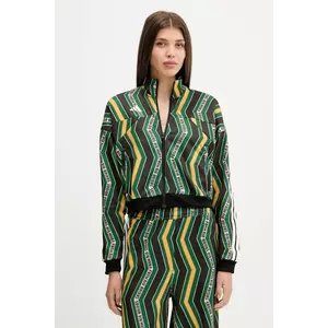 adidas bluză x Farm Rio culoarea negru, cu imprimeu, JL8618 imagine