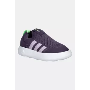 adidas sneakers pentru copii BUBBLECOMFY culoarea violet, JR5990 imagine