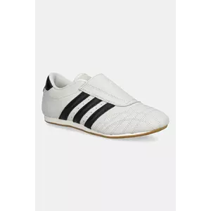 adidas Originals sneakers din piele Taekwondo culoarea bej, JS4525 imagine