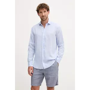 Frescobol Carioca cămașă de in cu guler clasic, regular, 1060.05 imagine