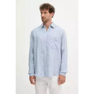 Frescobol Carioca cămașă de in cu guler clasic, regular, 2589.683 imagine