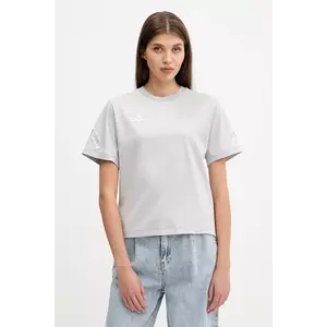 adidas tricou din bumbac x Mercedes culoarea gri, JW3482 imagine