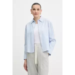 Weekend Max Mara cămașă din bumbac NUORO cu guler clasic, relaxed, 2525116111600 imagine