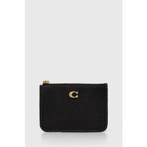 Coach husa de chei din piele femei, culoarea negru, CR550 imagine