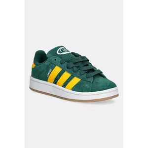adidas Originals sneakers de piele întoarsă pentru copii CAMPUS 00s culoarea verde, JP7985 imagine