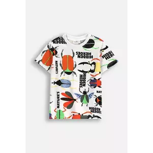 Coccodrillo tricou copii culoarea alb, cu imprimeu, SAGE TIME BOY KIDS imagine