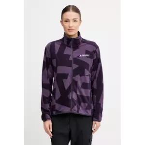 adidas TERREX hanorac în aer liber Multi culoarea violet, cu imprimeu, JN0996 imagine