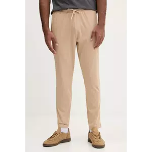 adidas pantaloni de trening 3-Stripes culoarea bej, uni, JX3336 imagine