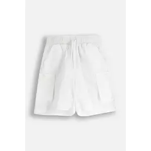 Coccodrillo pantaloni scurți culoarea alb, talie reglabila, HOLIDAY SPLASH GIRL JUNIOR imagine