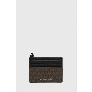 Michael Kors card holder barbati, culoarea negru imagine