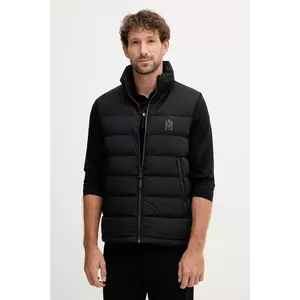MACKAGE vestă de puf bărbați, culoarea negru, de tranziție, BOBBIE-Z imagine
