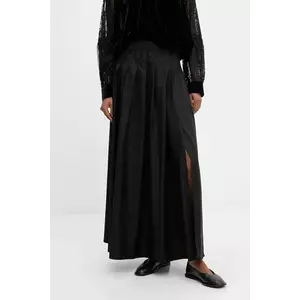 Answear.LAB fusta culoarea negru, maxi, evazati imagine