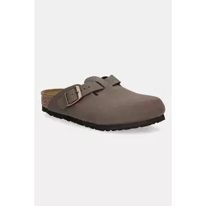 Birkenstock slapi copii Boston culoarea maro, 1030809 imagine