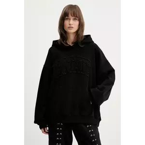 Rotate hanorac de bumbac culoarea negru, cu glugă, cu imprimeu, 115084100 imagine