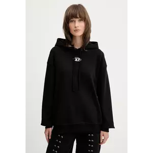 Diesel hanorac de bumbac F-BUXT-HOOD-OD culoarea negru, cu glugă, uni, A19448.0BMBJ imagine