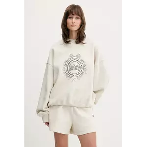 Rotate hanorac de bumbac culoarea bej, melanj, 1143813070 imagine