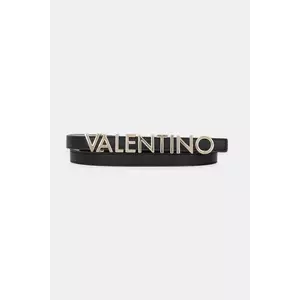 Valentino Bags curea de piele BELTY culoarea negru, VCS6W555 imagine