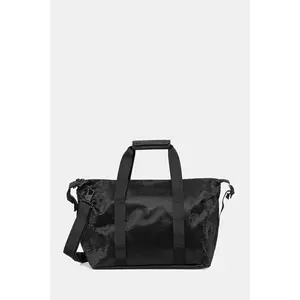 Rains geantă 14220 Hilo Weekend Bag Small culoarea negru, 14220 imagine