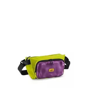 Crash Baggage borsetă SOFT CROSSBODY 21, 5x29x15 cm culoarea verde, CB327 imagine