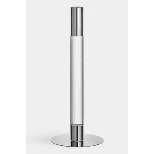 Orrefors sfesnic decorativ Lumiere 32 cm culoarea gri imagine