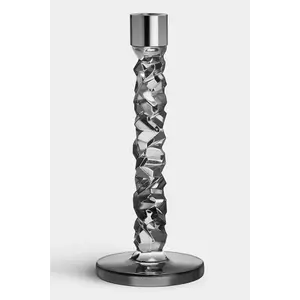 Orrefors sfesnic decorativ Carat 24, 2 cm 2-pack culoarea gri imagine