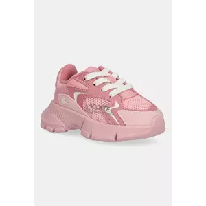 Lacoste sneakers pentru copii culoarea roz, 48SUI0010 imagine