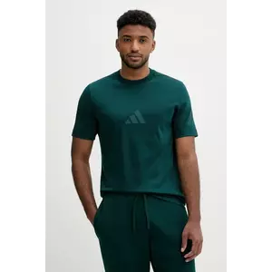 adidas tricou din bumbac x Z.N.E culoarea verde, cu imprimeu, JW4736 imagine