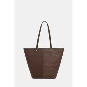 MICHAEL Michael Kors poșetă FLORA culoarea maro, 30T5GFFT3B imagine